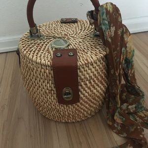 Patricia Nash wicker basket purse